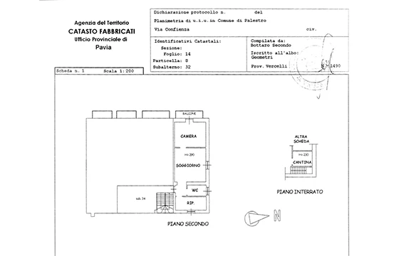 Palestro (PV): Appartamenti in palazzina - Planimetria