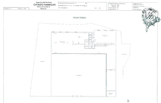 Brescia 2: Cascinale ristrutturato - Planimetria