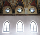 Ravenna: Castello di Lugo - Dettaglio soffitto dipinto